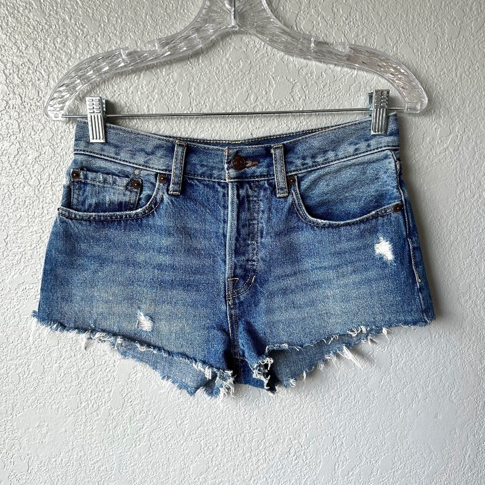 We The Free Cut-Off Mid Rise Jean Shorts
